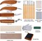 26-in-1 Wood Carving Kit with Detail Wood Carving Knife, Whittling Knife, Wood Chisel Knife, Gloves, Carving Knife Sharpener for Spoon, Bowl, Kuksa Cup